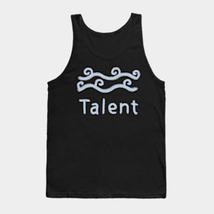 Aquarius Zodiac Sign Tank Top